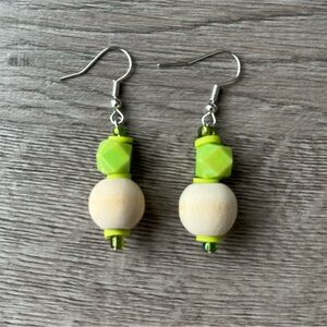 Beaded Shrek Earrings